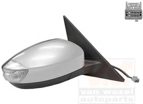 1887808 Van Wezel Зовнішнє дзеркало для Ford S-MAX