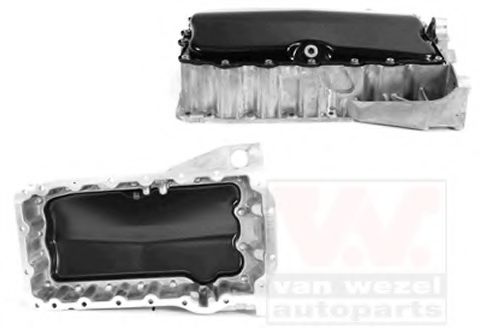 4917070 Van Wezel Масляный поддон двигателя