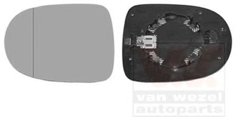 4372837 Van Wezel Стекло наружного зеркала для Renault Twingo
