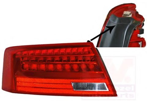 0384925 Van Wezel Задній ліхтар для Audi A5