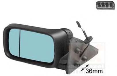 0640827 Van Wezel Зовнішнє дзеркало для BMW 3 Series