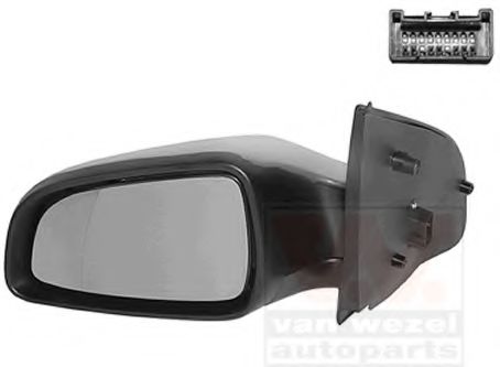 3745819 Van Wezel Зовнішнє дзеркало для Opel Astra