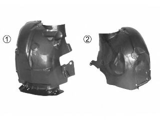 4323433 Van Wezel Підкрилок для Renault Megane