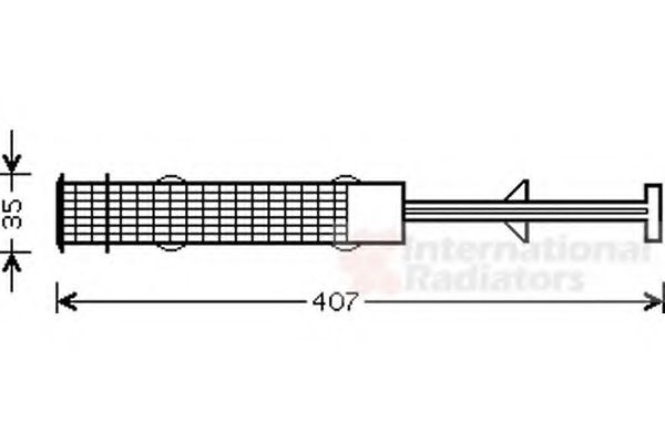 0600D270 Van Wezel Осушитель кондиционера
