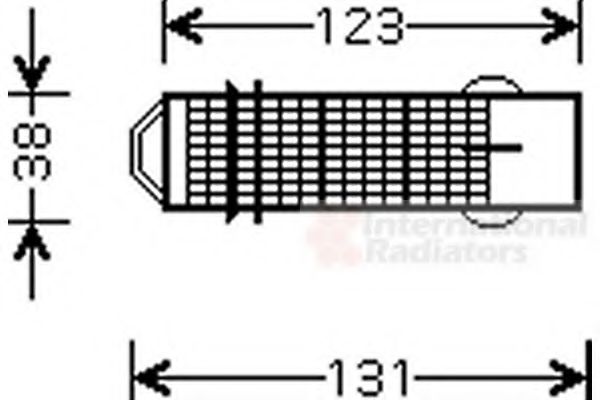 0900D224 Van Wezel Осушитель кондиционера
