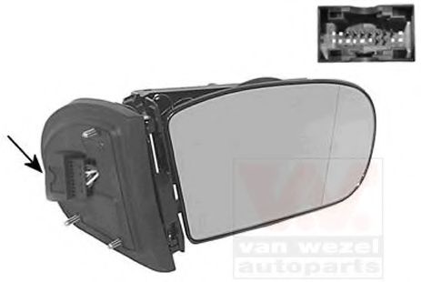 3032828 Van Wezel Наружное зеркало для Mercedes C-Class