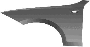 0627655 Van Wezel Крило переднє для BMW 1 Series