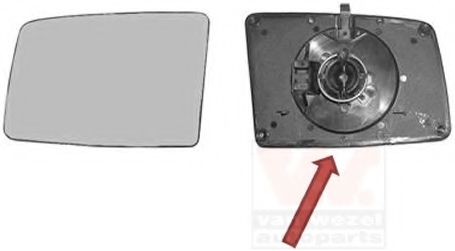 3734832 Van Wezel Стекло наружного зеркала для Opel Astra