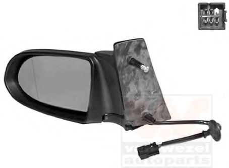 3790805 Van Wezel Наружное зеркало для Opel Zafira