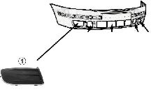 7622592 Van Wezel Вентиляционная решетка бампера для Skoda Octavia