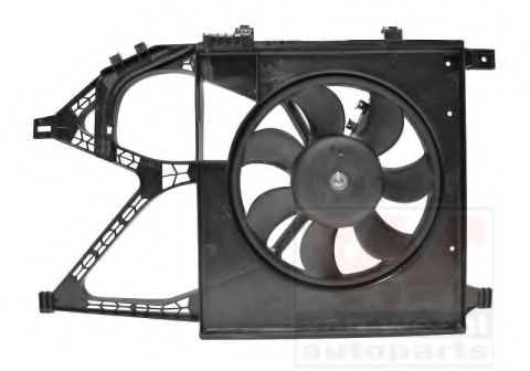 3777747 Van Wezel Вентилятор системы охлаждения двигателя для Opel Corsa
