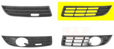 5839591 Van Wezel Вентиляционная решетка бампера для Volkswagen Passat