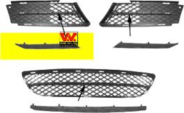 0657482 Van Wezel Облицовка бампера для BMW 3 Series