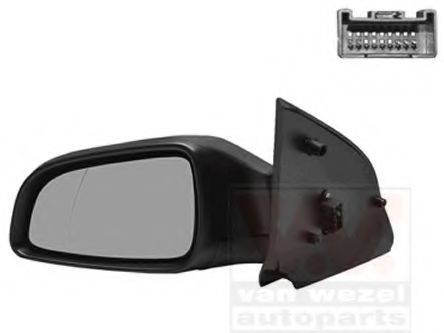 3746807 Van Wezel Наружное зеркало для Opel Astra