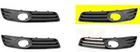 0334591 Van Wezel Облицовка бампера для Audi A3