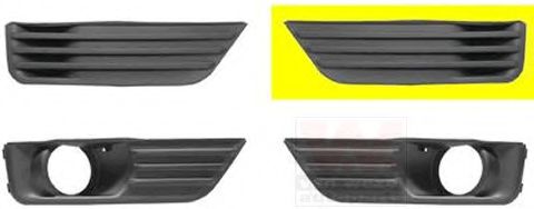 1863591 Van Wezel Вентиляционная решетка бампера для Ford Focus