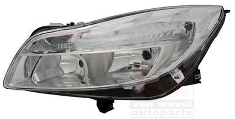 3850961 Van Wezel Основна фара для Opel Insignia