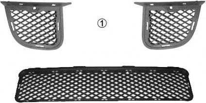 8267590 Van Wezel Вентиляционная решетка бампера для Hyundai Tucson