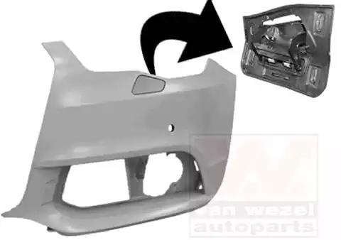 0301565 Van Wezel Бампер для Audi A1