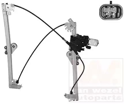 2911261 Van Wezel Стеклоподъемник для Smart Fortwo