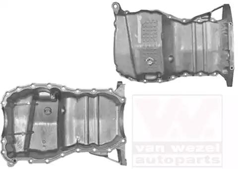 4339071 Van Wezel Масляный поддон двигателя