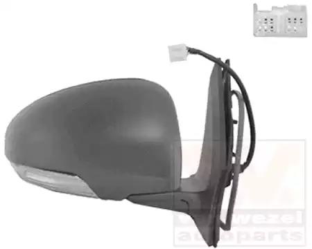 5410808 Van Wezel Наружное зеркало для Toyota IQ