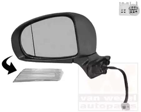 5467807 Van Wezel Наружное зеркало для Toyota Prius
