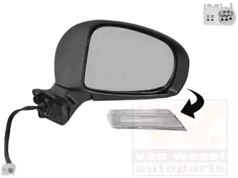 5467808 Van Wezel Наружное зеркало для Toyota Prius