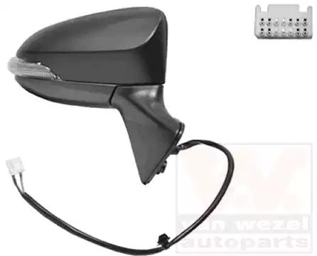 5493818 Van Wezel Зовнішнє дзеркало для Toyota Verso