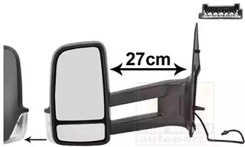 5862825 Van Wezel Наружное зеркало для Volkswagen Crafter