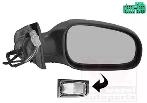 5960808 Van Wezel Наружное зеркало для Volvo S60