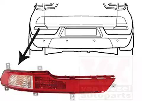 8383929 Van Wezel Задняя противотуманная фара для Kia Sportage
