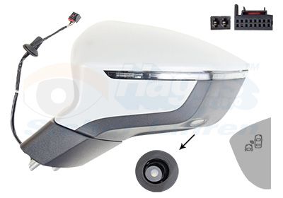 4907827 Van Wezel Наружное зеркало для Seat Ateca
