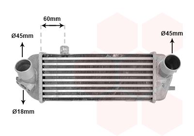 83014700 Van Wezel Интеркулер