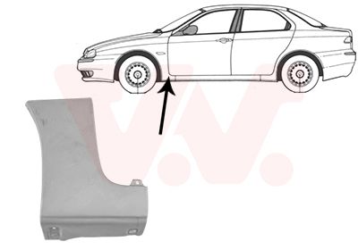 0156155 Van Wezel Крыло переднее для Alfa Romeo 156