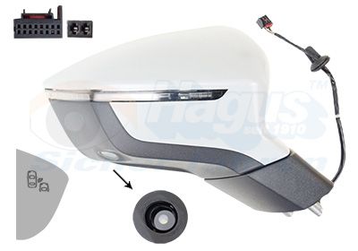 4907828 Van Wezel Наружное зеркало для Seat Ateca