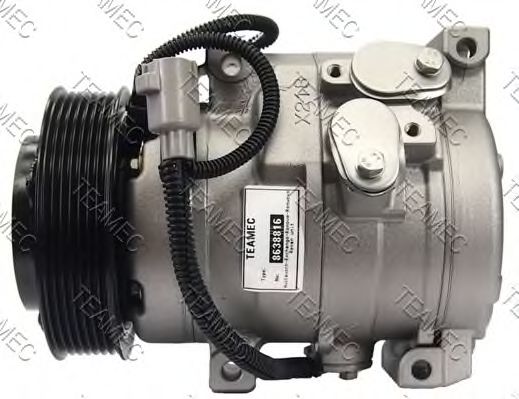 8638816 Teamec Компресор кондиціонера для Toyota Previa