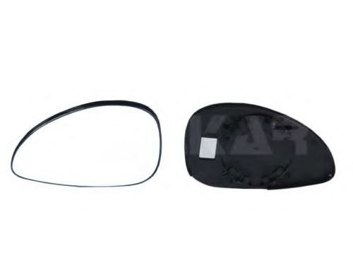 6401855 Alkar Стекло наружного зеркала для Citroen C4