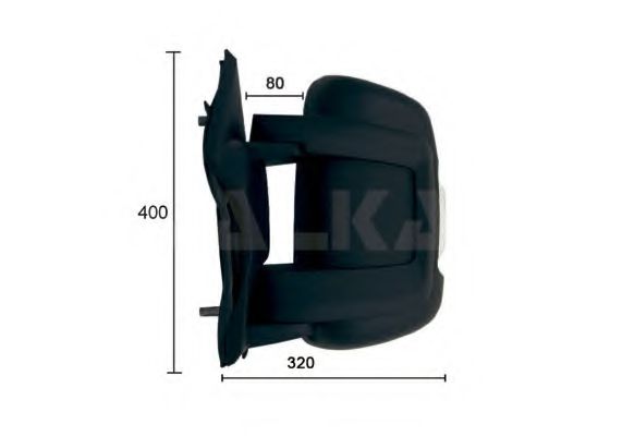 9202922 Alkar Наружное зеркало