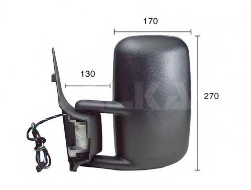 9226966 Alkar Наружное зеркало для Mercedes Sprinter