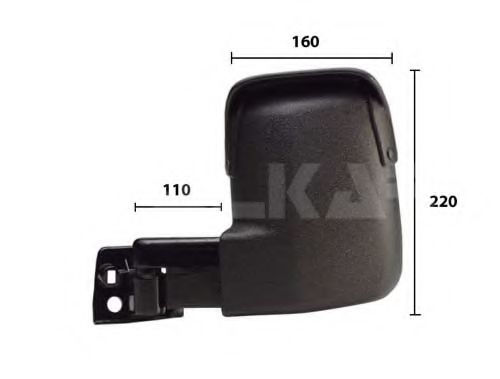 9265961 Alkar Наружное зеркало для Ford Transit