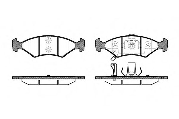 P4023.22 Woking Гальмівні колодки