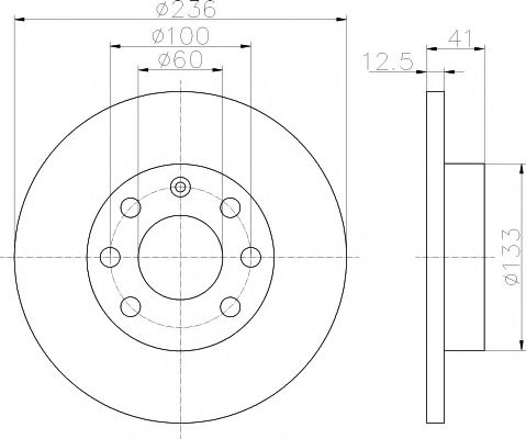 92020903 Textar Тормозной диск