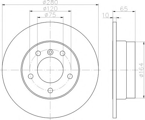 92132903 Textar Тормозной диск для BMW 1 Series