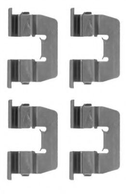 82512700 Textar Комплектующие дисковых тормозных колодок для Hyundai Atos