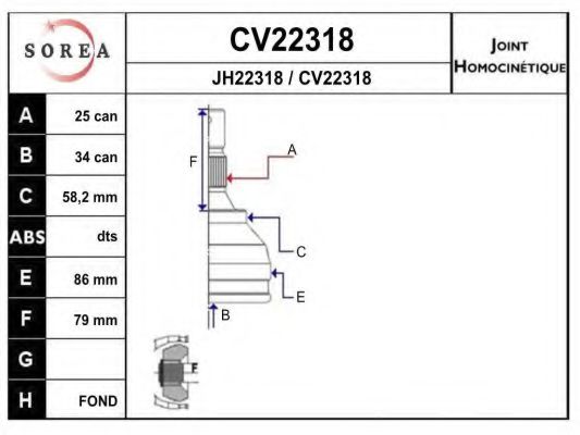 CV22318K EAI Граната