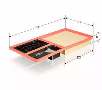 ar1001pm Tecneco Повітряний фільтр