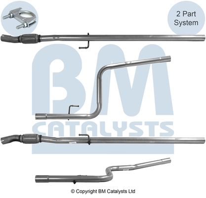 BM50771 BM Catalysts Приемная труба для Fiat Doblo