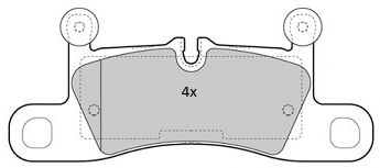 FBP-1849 Fremax Гальмівні колодки