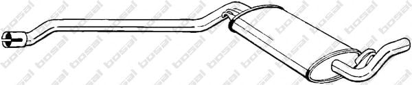 283-015 Bosal Средний глушитель выхлопных газов